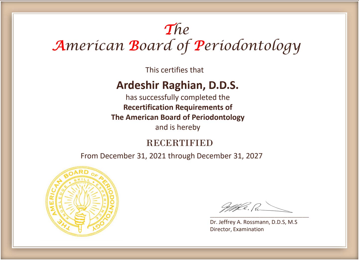 Meet Dr. Ardeshir Raghian in Chicago